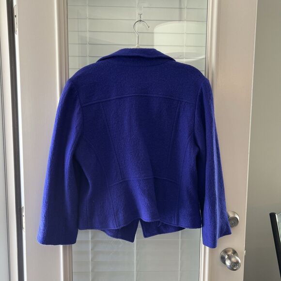 Chico’s Women’s Motor Jacket XL Wool Sz 3 - Picture 2 of 6